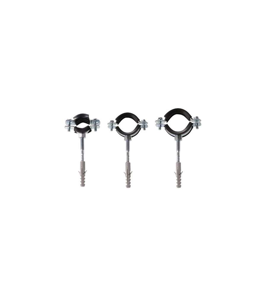 Coppia collari isofonici in acciaio zincato diam.40 mm
