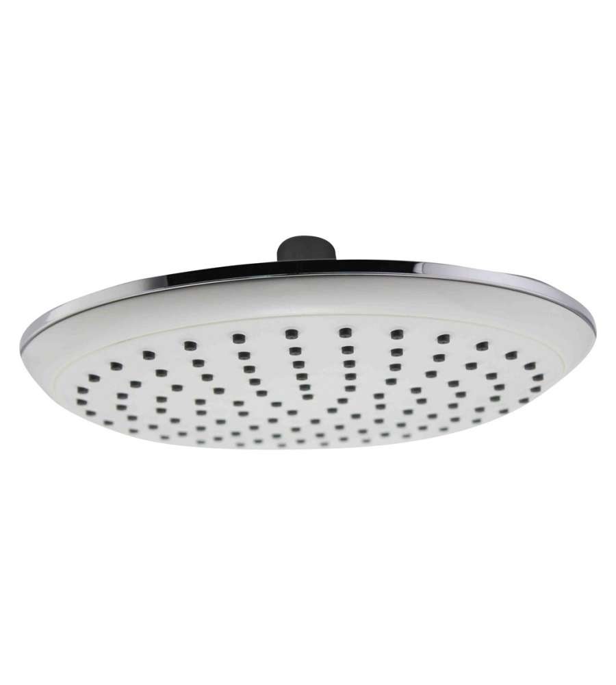 Soffione serie Nube 1 getto cromato/bianco
