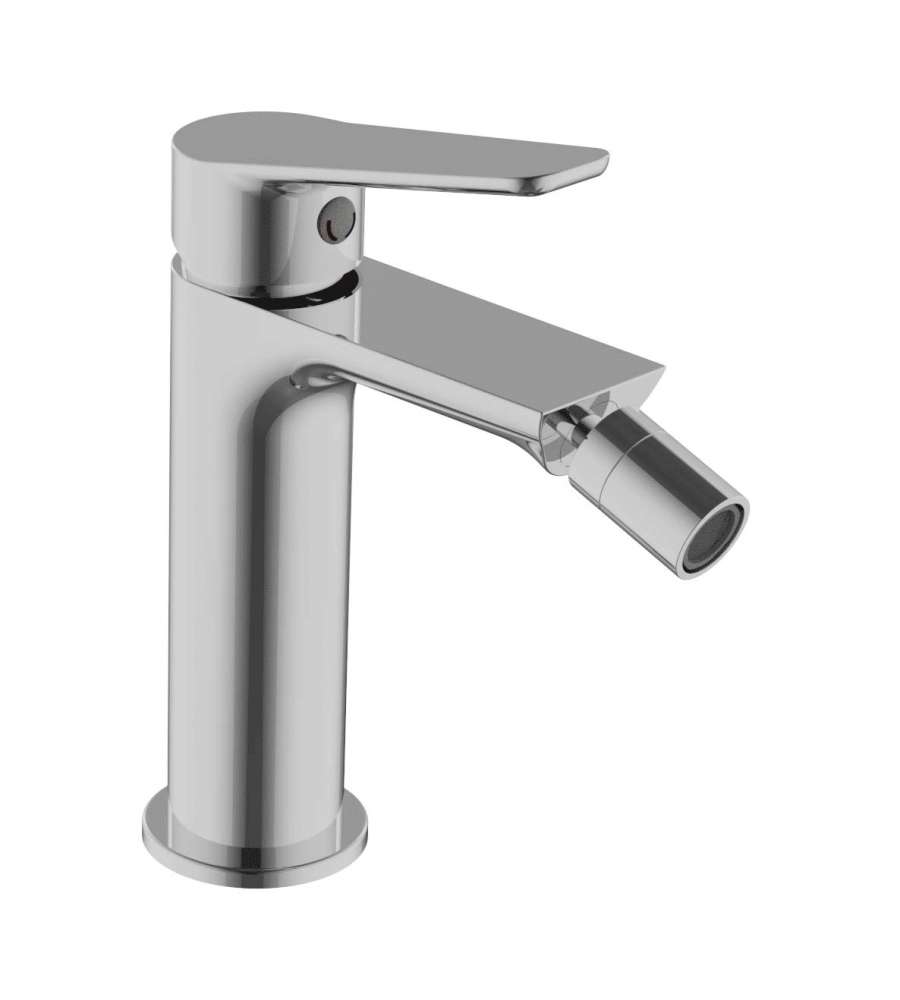 Vegas Rubinetto Bidet Cromo Monocomando 26mm con Piletta Click-Clack