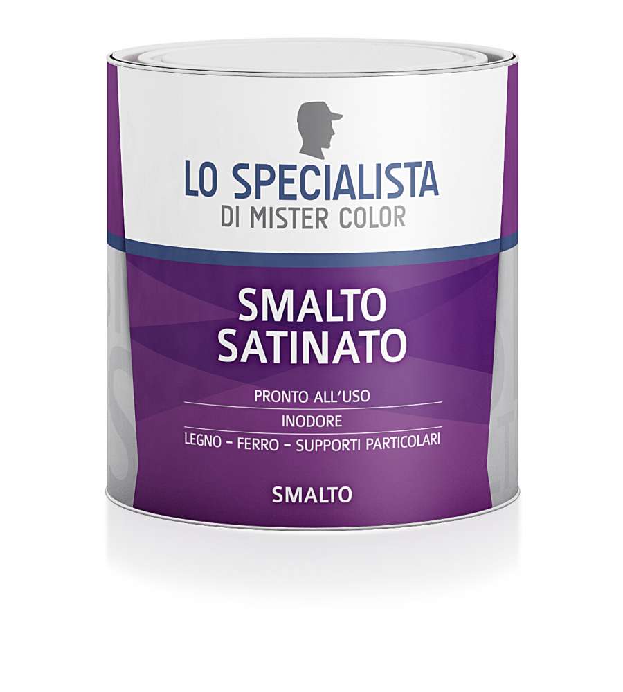 Lo Specialista Smalto Satinato Marrone 0,5 l