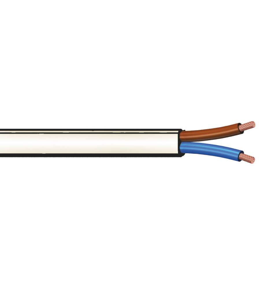 Cavo bipolare H03VVH2-F 2 x 0,75 mm 1 metro