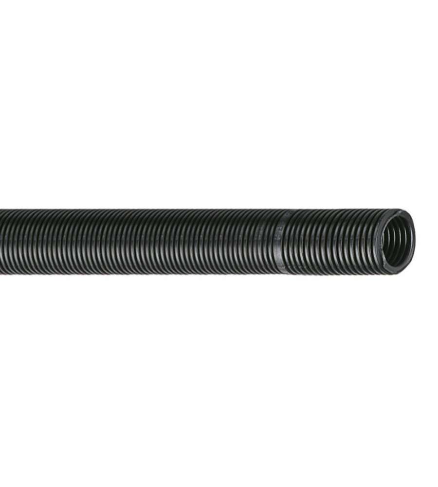 Tubo corrugato pieghevole diam 25mm 5mt Nero