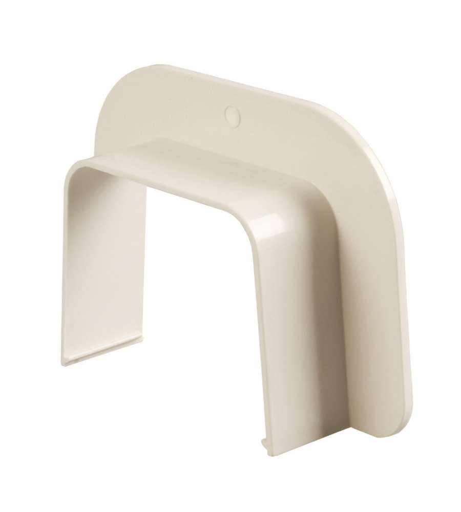 Raccordo lineare per canale condizionamento - 80x60 mm Avorio