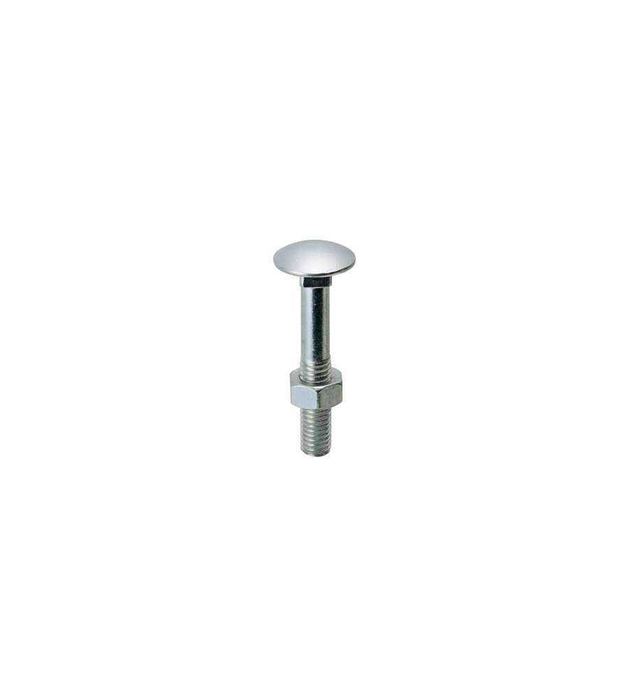 Viti Testa Tonda Con Quadro Sottotesta (Ttq) Zincate Mm.6X80