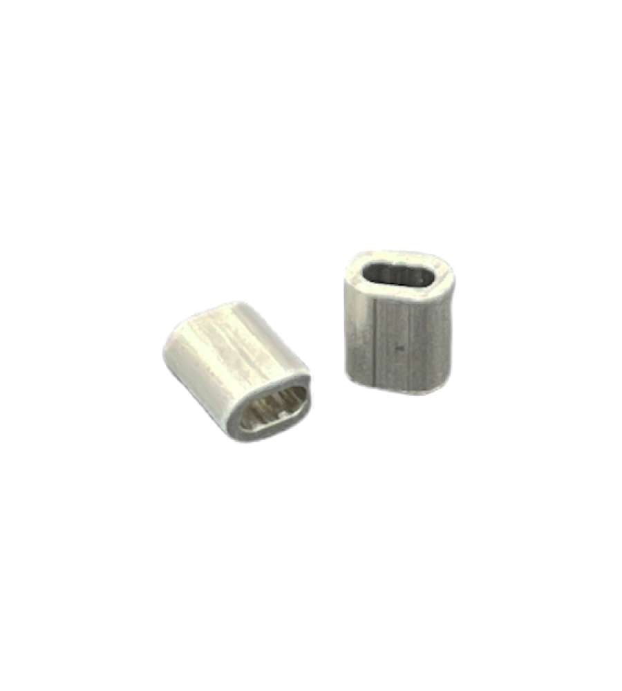 Manicotto Alluminio Per Funi Mm.3