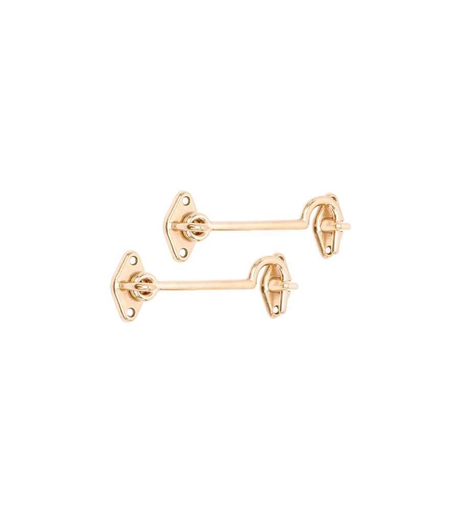 Gancio Porte E Finestre Ottone Massiccio Mm.80