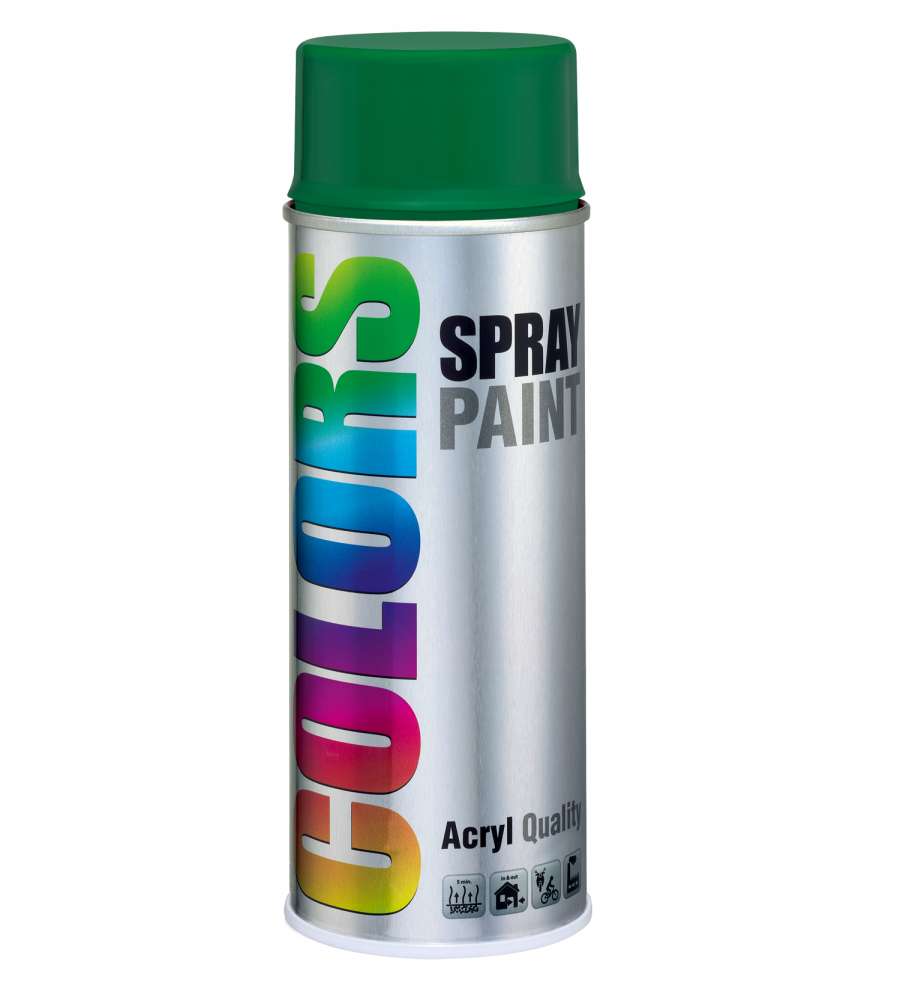 Smalto acrilico COLORS RAL 6002 VERDE FOGLIA 400 ML