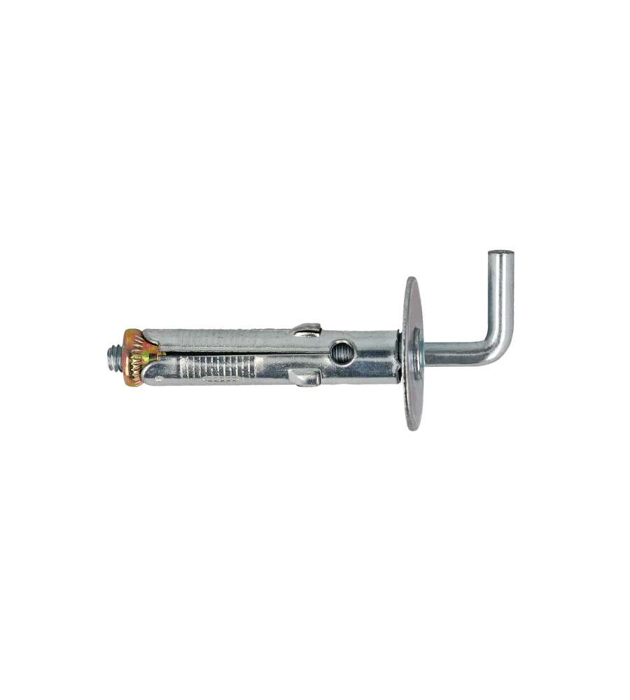 Tasselli in acciaio Diam. 8 x 45 con gancio medio 8 pz.
