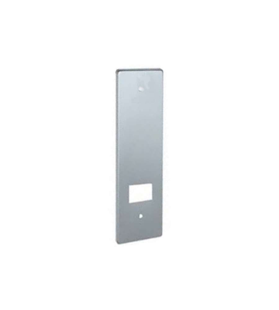 Placca in Acciaio Inox Interasse 185 mm.