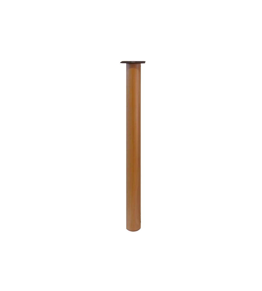 Gamba in legno tonda 62 - H.750 mm. naturale