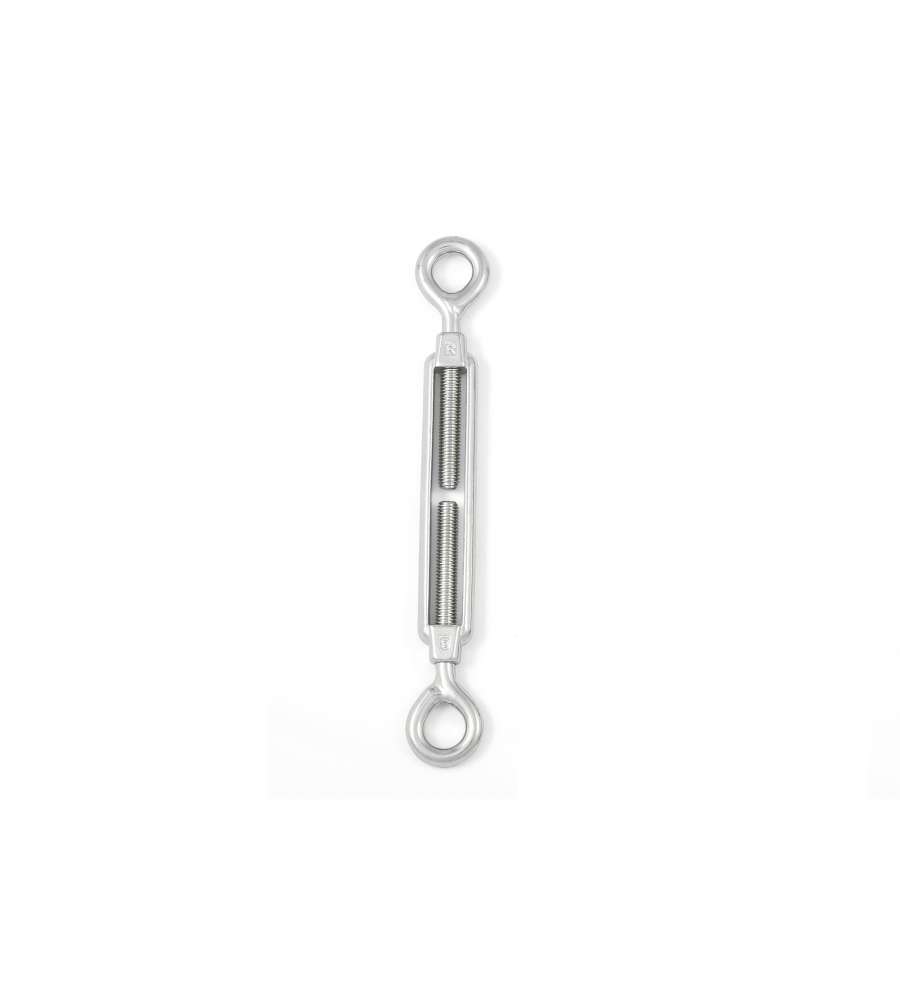 Tenditore a 2 occhi M5 mm. in acciaio Inox A4 - AISI 316