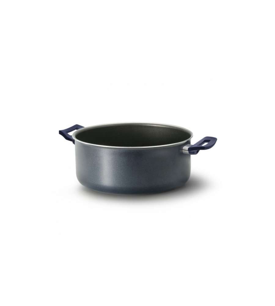 Casseruola 2 Manici      Cm 24 Bella Blu Accademia