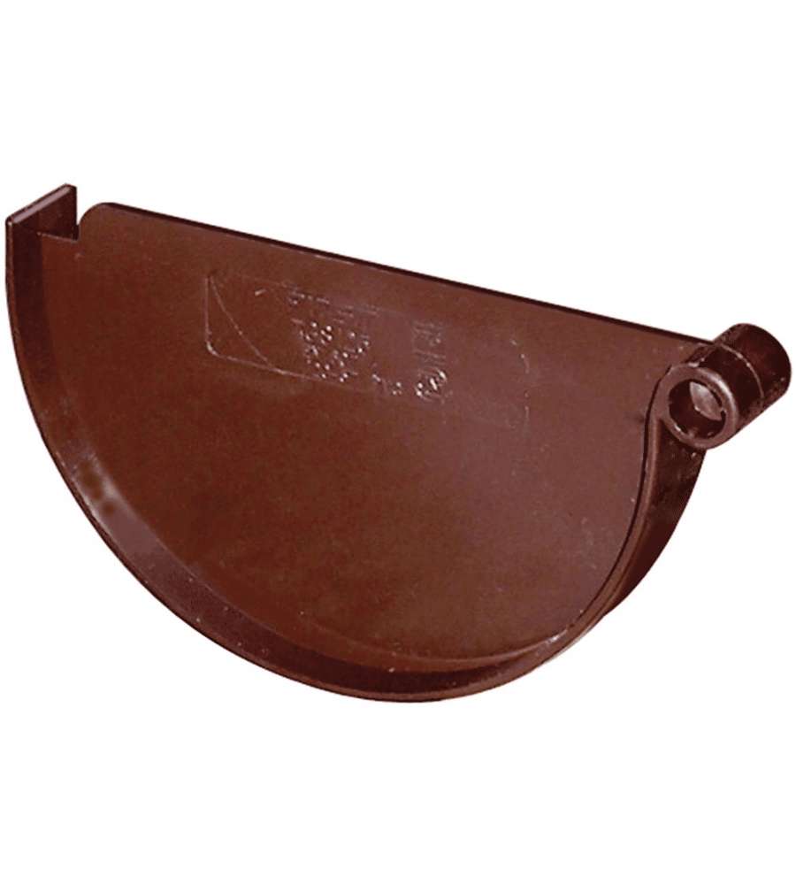 Tappo PVC marrone giunto con scarico 125 mm - facile installazione