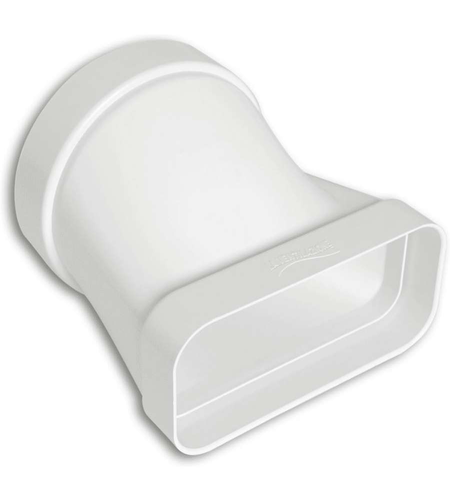 La Ventilazione Giunto Orizzontale in ABS Bianco d. 125 mm - 150x70 mm