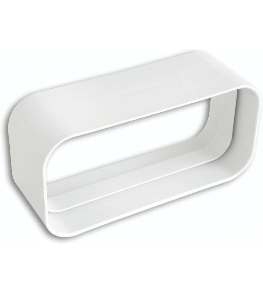 La Ventilazione Giunto per Tubi Aerazione Rettangolari 150x70 mm Bianco