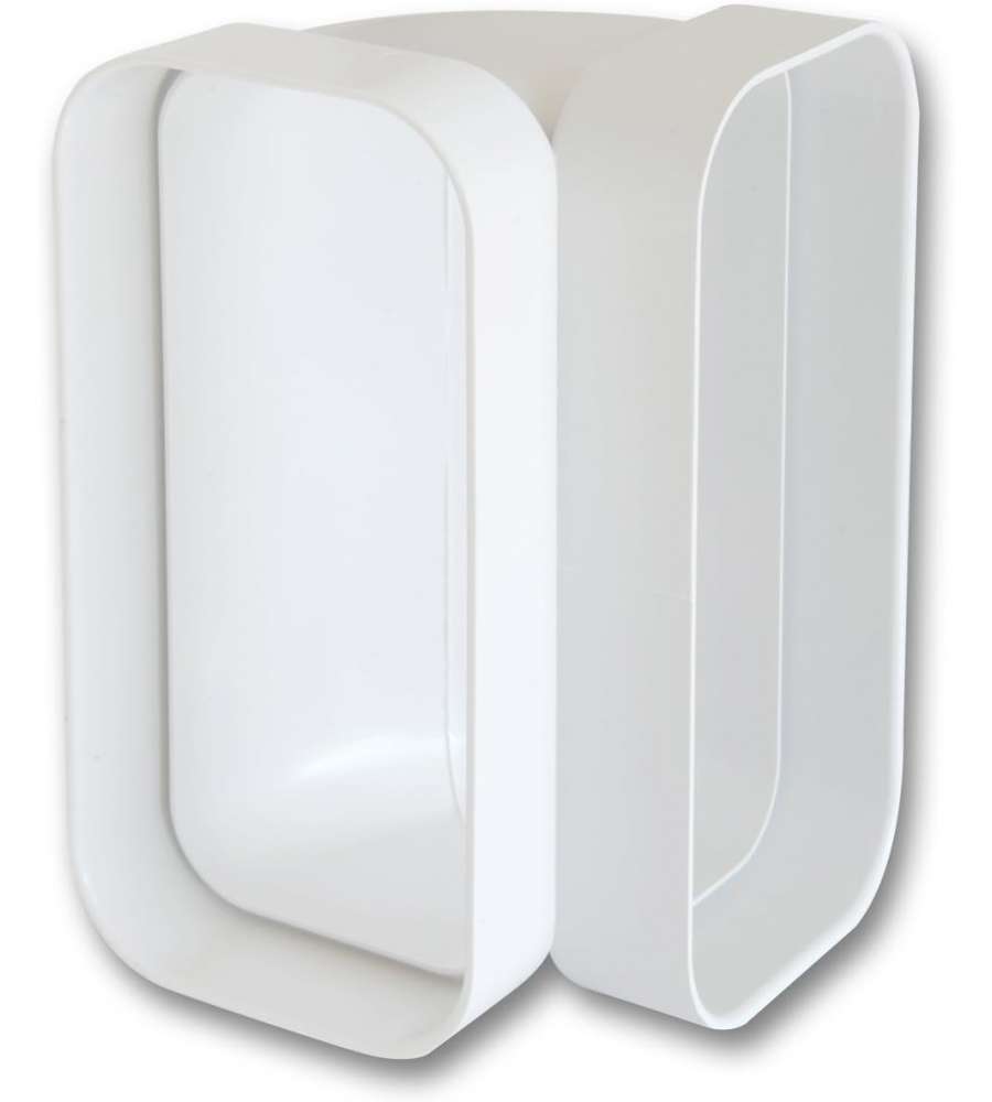 La Ventilazione Curva Verticale in ABS 150x70 mm per Canalizzazione