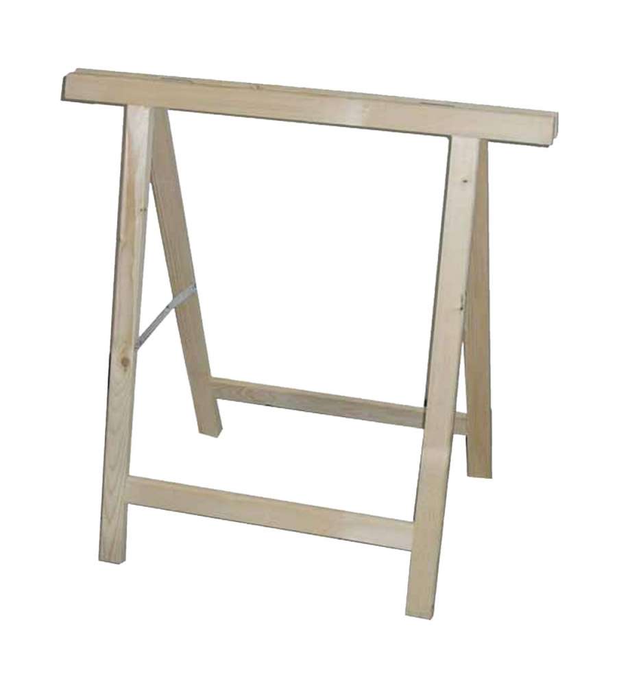 Cavalletto Pieghevole Legno Abete Cm 75