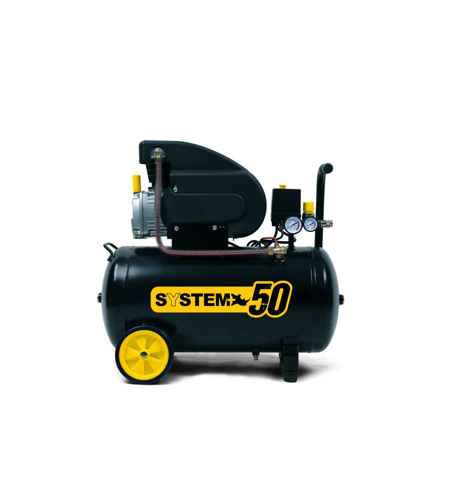 Compressore Lubrificato Ad Olio Da 50Lt - System+