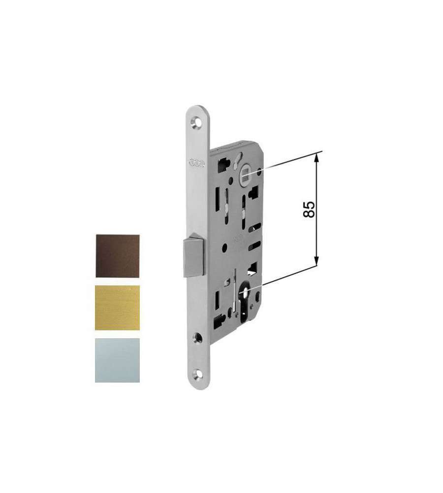 Serratura Inf.Legno Mediana E50 Cromo Op. 1103 Agb