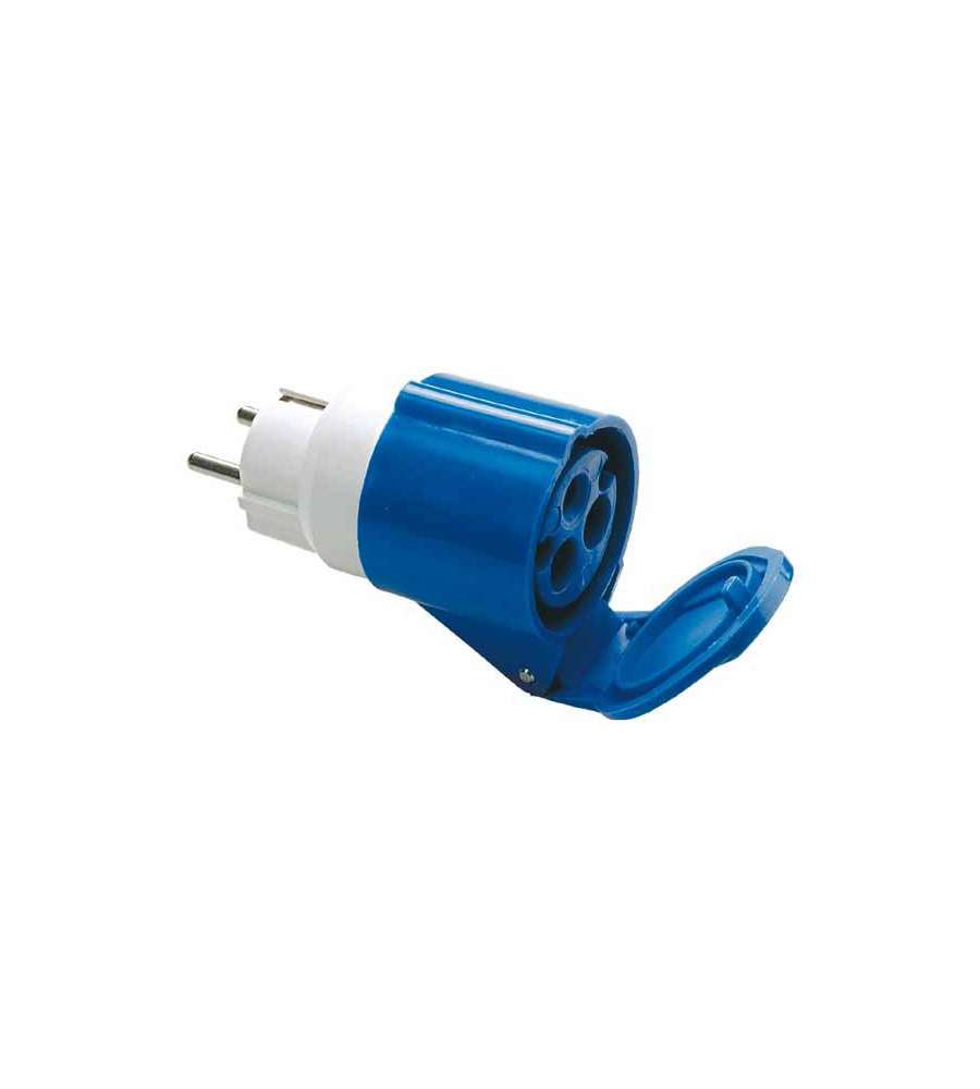 Adattatore spina Sk con presa Cee 2P+T 73001 Fme