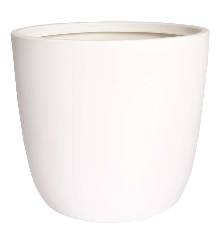 Vaso Cachepot Gubbio 30 x 29 h cm Bianco Perla