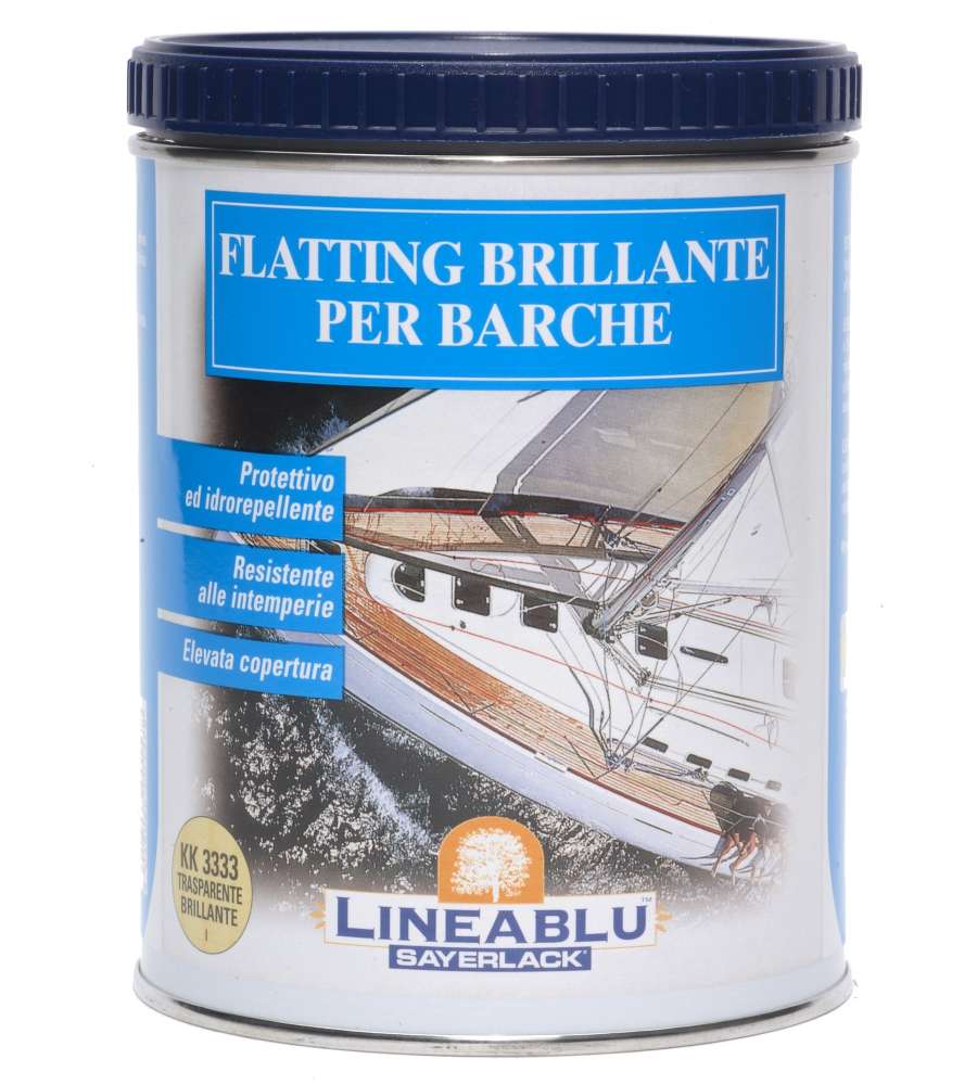 Flatting Brillante per barche Trasparente 750 ml