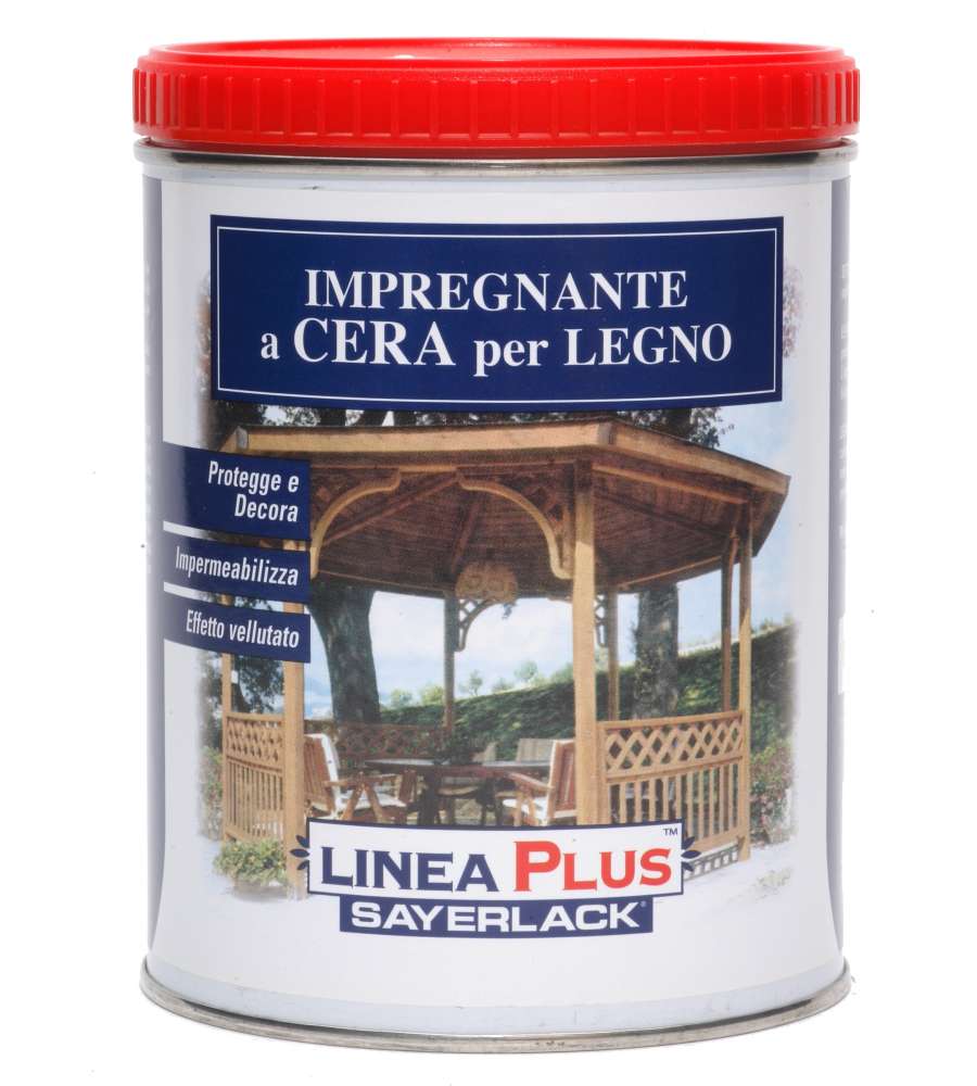 Impregnante a cera per legno Mogano 750 ml