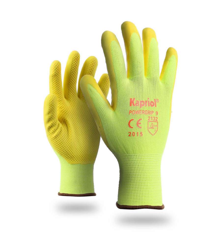 Guanti Powergrip Giallo taglia 9