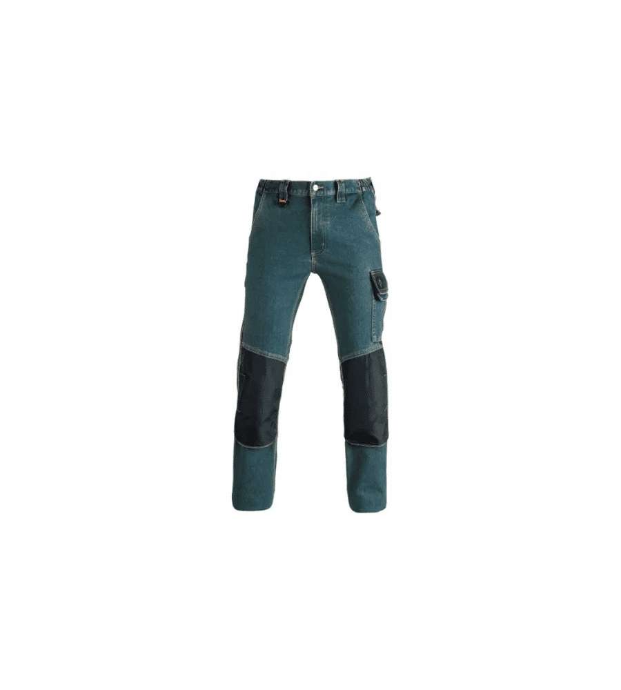 Kapriol Pantaloni da Lavoro Tenere Pro Jeans M Blu Jeans Impermeabili