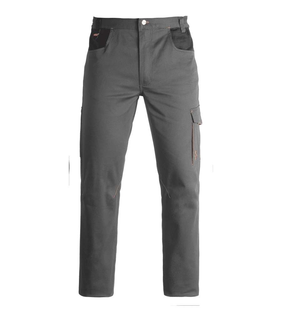 Kapriol Pantalone da Lavoro Elasticizzato Grigio Taglia M Resistente