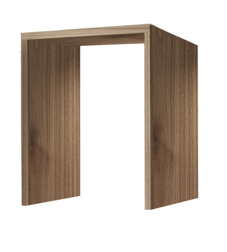 Savini Base Porta Lavatrice Asciugatrice Noce 91x79 cm Arredo Lavanderia