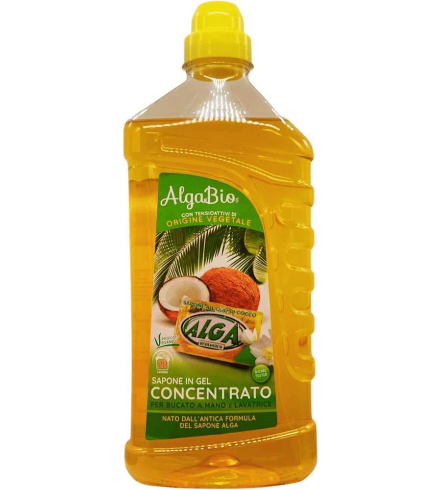 Alga Sapone In Gel Concentrato Bucato 1000ml - Ecologico e Vegetale