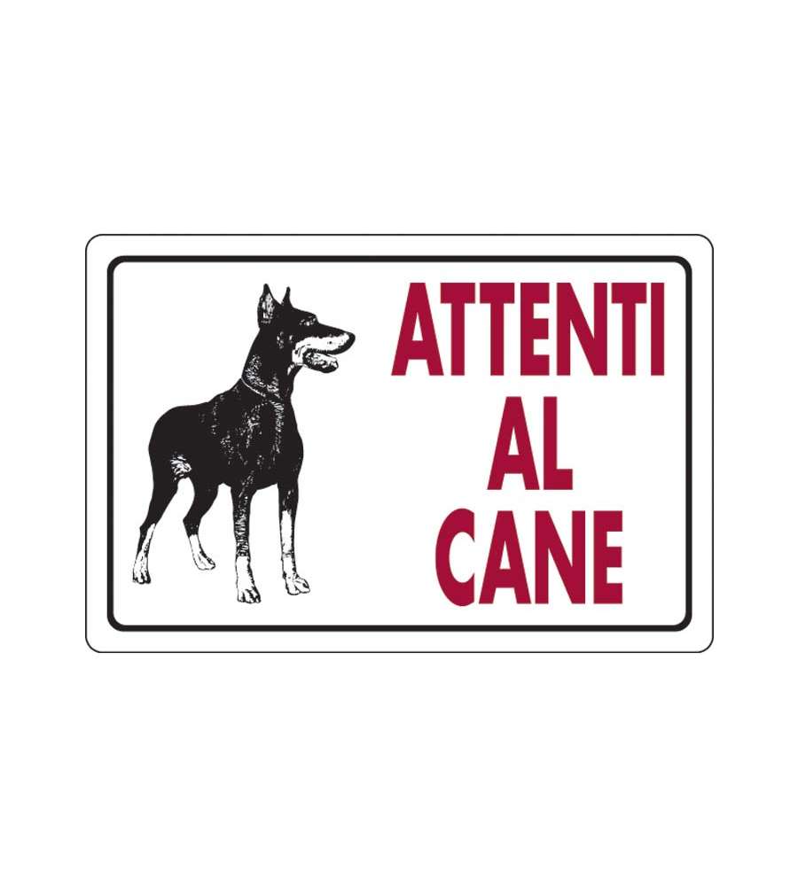 Cartello Attenti al Cane 30 x 20 cm