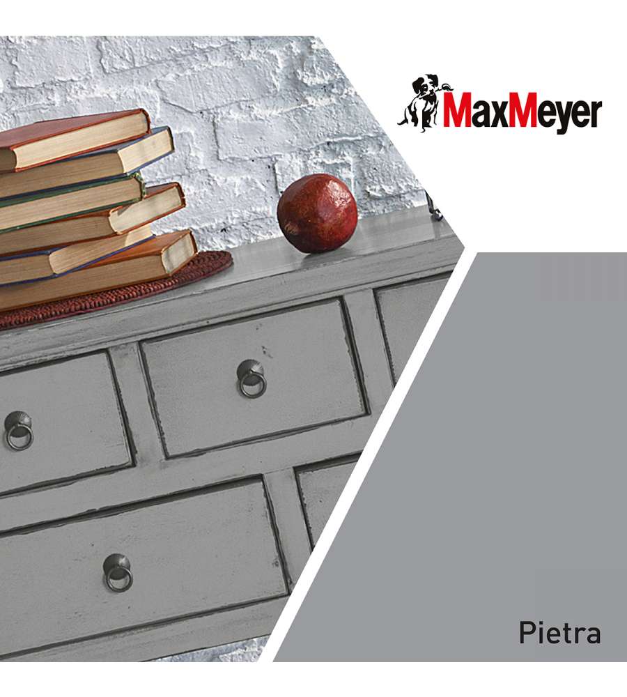 MaxMeyer Smalto Brillante all'acqua Poliuretanico Grigio Pietra 0,125 l