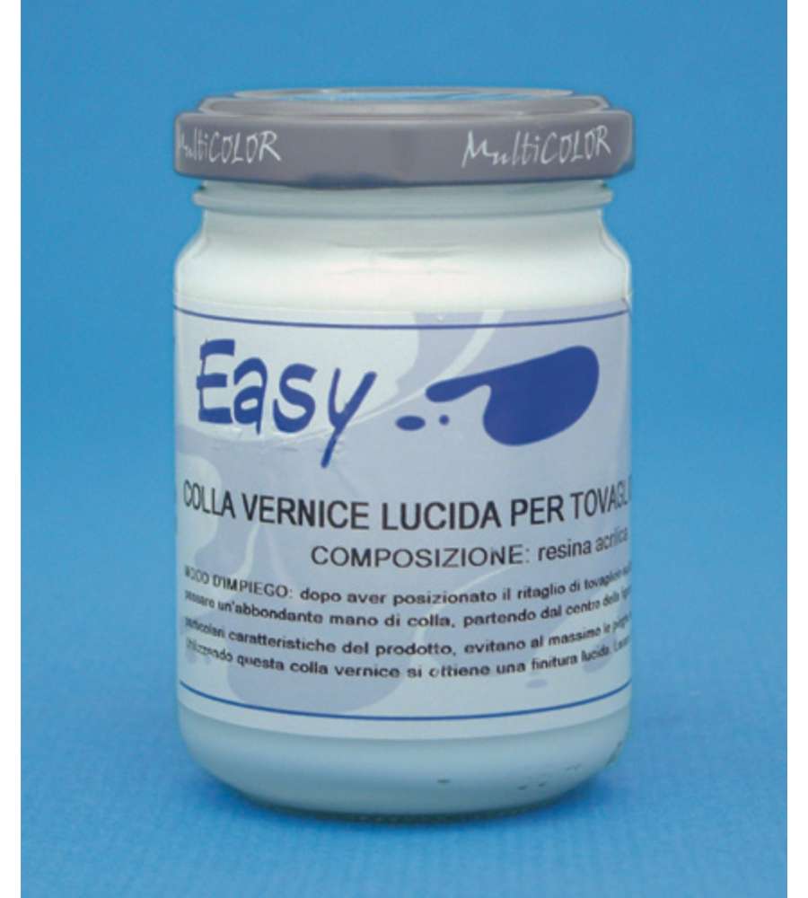 Easy Colla Vernice Lucida Tovaglioli 130 ml