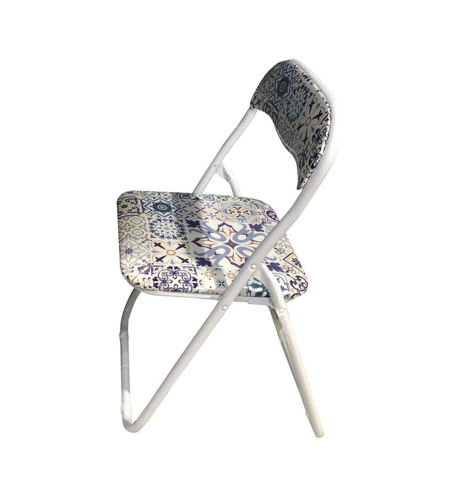Sedia Pieghevole Fantasia Ceramic - Design Elegante e Compatto