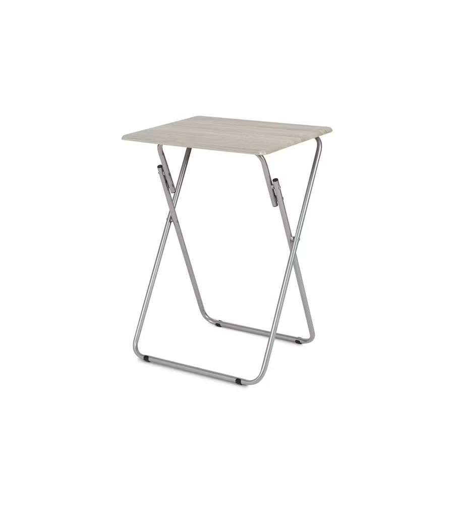 Domo Mea - Tavolo Pieghevole 40x38x66 cm in MDF Color Rovere