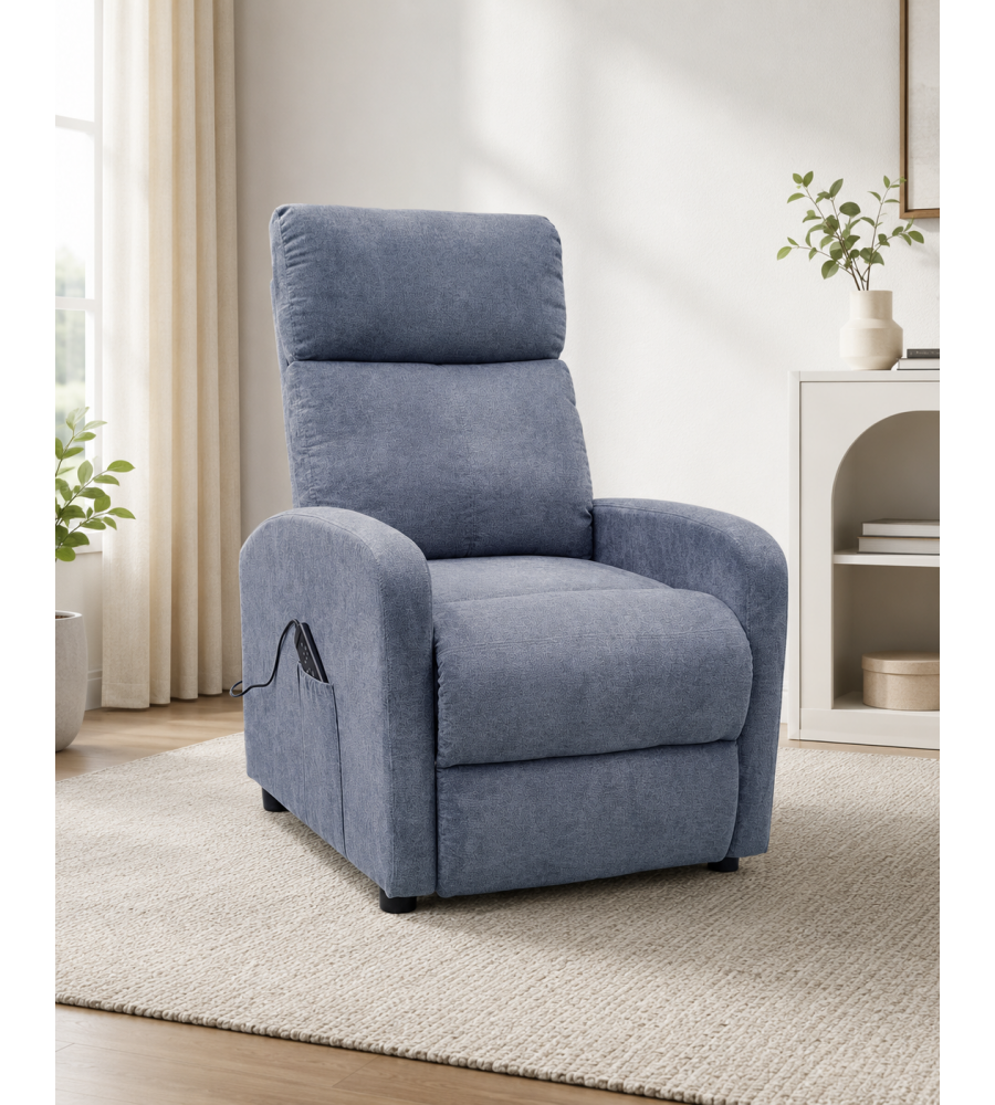Domo Mea Poltrona Reclinabile Vibromassaggiante Grigia - Comfort e Stile