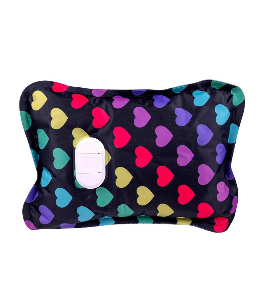 Borsa dell'Acqua Calda Elettrica con Cuori Colorati - 360W