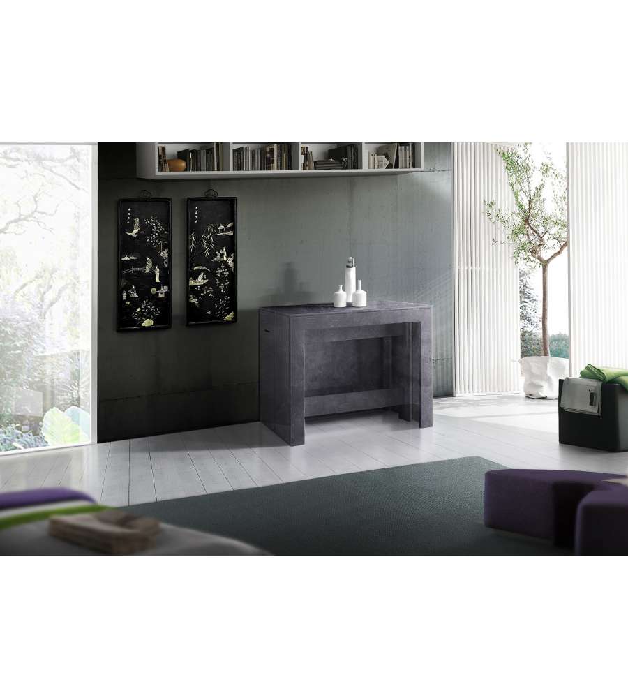 Pratika Set 2 Panche per Consolle - Ardesia - 290/66x25x45 cm