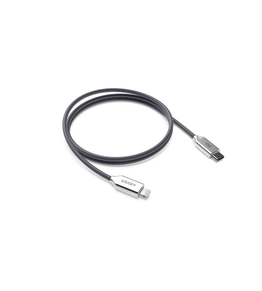 Cavo Groovy Apple Grigio 1M