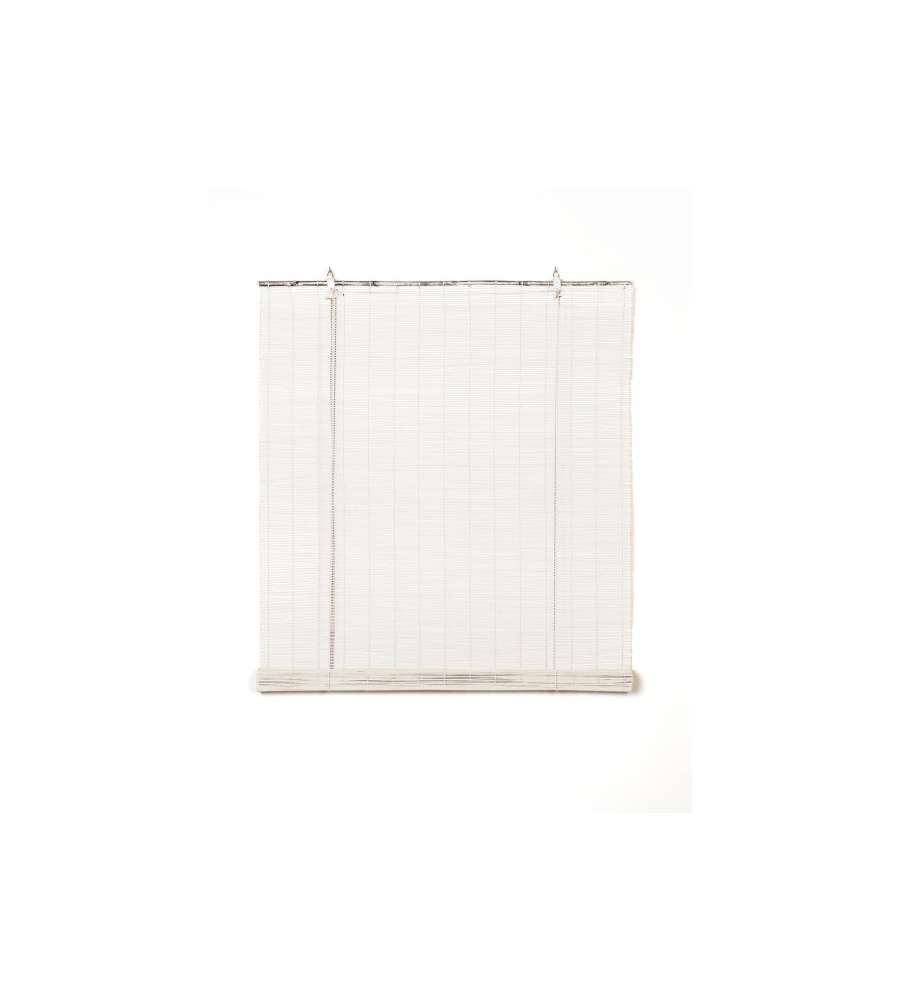 3x Tenda A Fili Bianca, Accorciabile, Con Passanti, Per Porte E Finestre, 145x245 Cm, Bianca