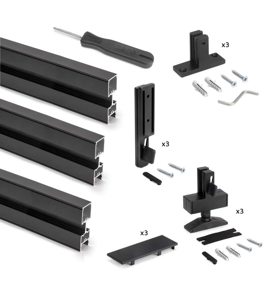 Emuca Kit Struttura Modulare Zero Con 3 Profili