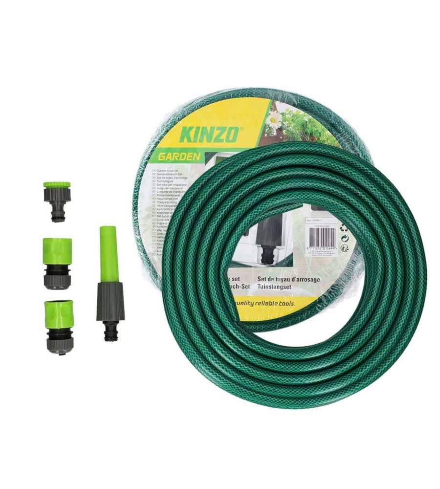 Tubo da irrigazione 15 m con adattatori