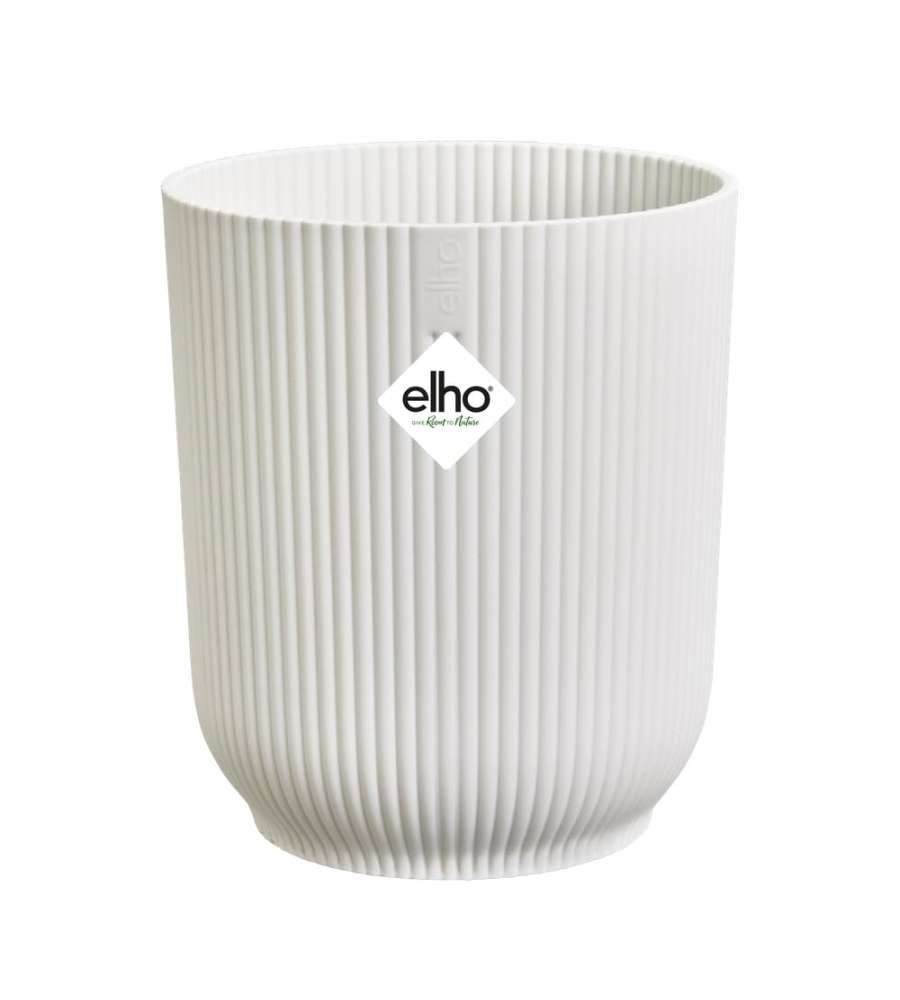 Elho Vaso per Orchidee Vibes Fold 12,5cm Bianco - Design Moderno e Sostenibile