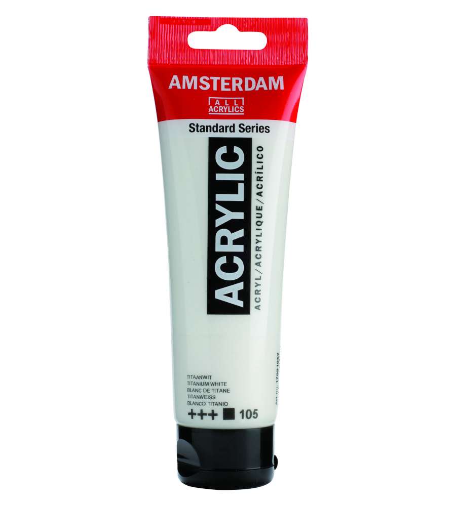 Amsterdam Acrylic 120 ml Bianco Titanio