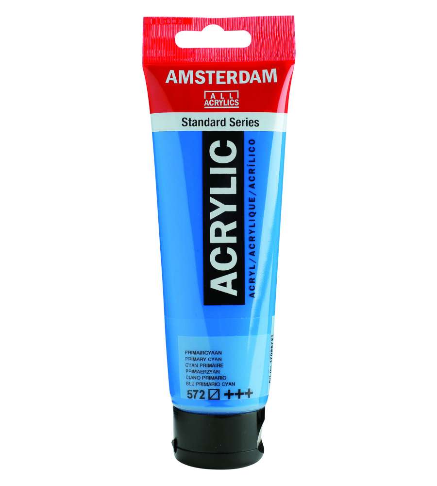 Amsterdam Acrylic 120 ml Blu Primario Cyan