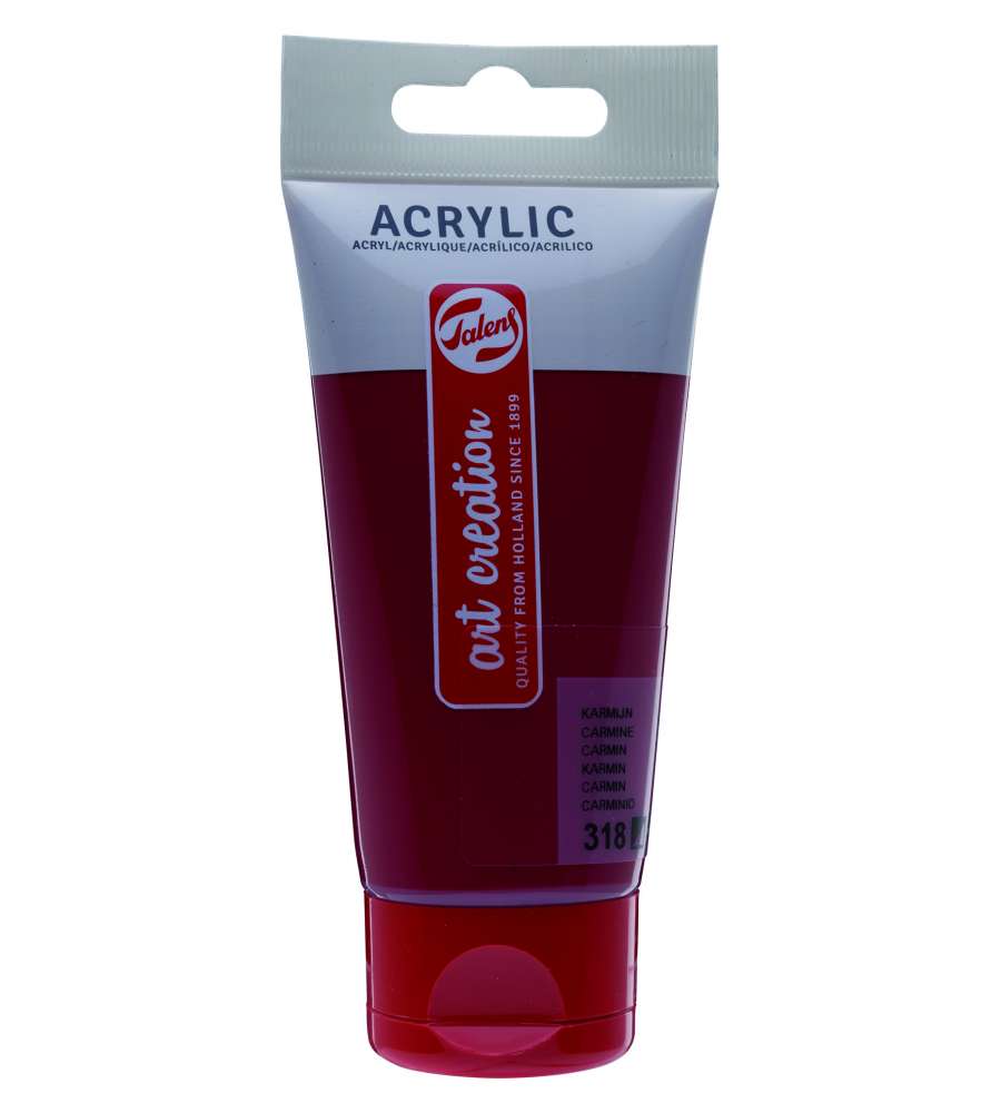 Acrilico 75 ml carminio