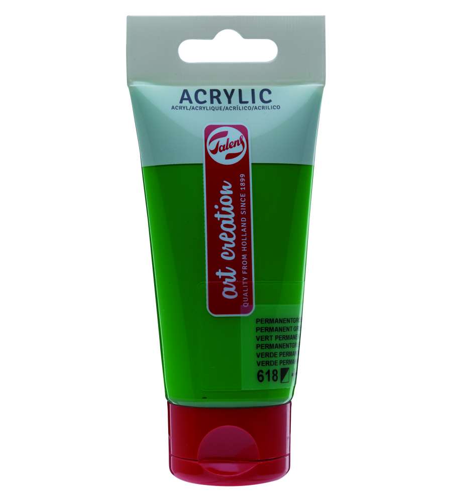 Acrilico 75 ml verde permanente chiaro