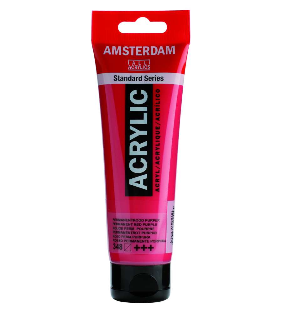 Amsterdam Acrylic 120 ml Rosso Permanente Porpora